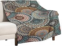 Vista 11 de Manta de cola de pez de sirena rosa con estampado de fondo de sirena para niña, 30 x 40 pulgadas