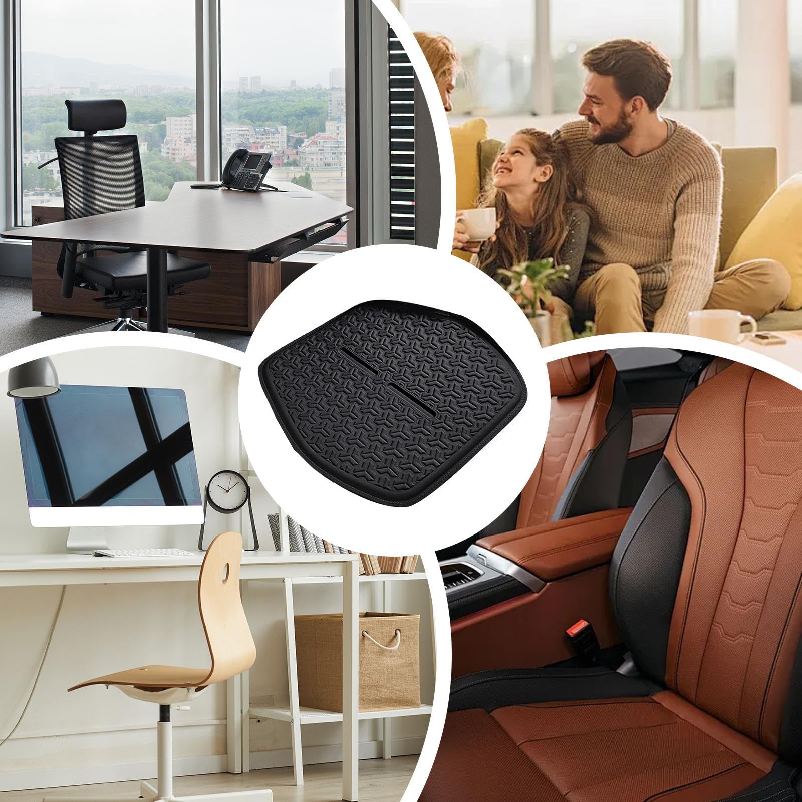 Cojín de asiento de avión, cojines de silla de ruedas Almohadillas y | Accesorios para sillas de ruedas, suministros de oficinas portátiles para mujeres