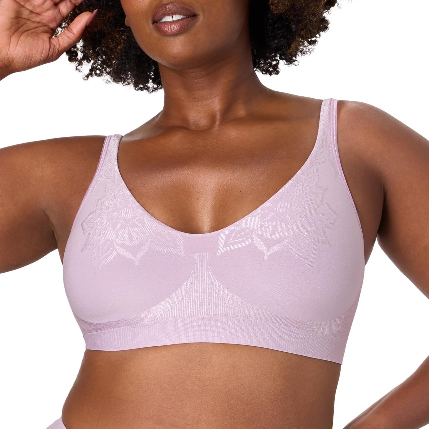 Bali Women's Wireless Bra, Comfort Revolution Seamless T-Shirt Bras for Women, ComfortFlex Fit