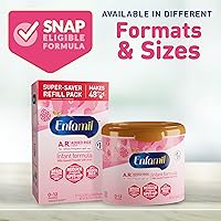 Vista 8 de Enfamil A.R. Fórmula infantil, probada para reducir el reflujo y la escupida en 1 semana, con hierro, DHA para el desarrollo cerebral, probióticos