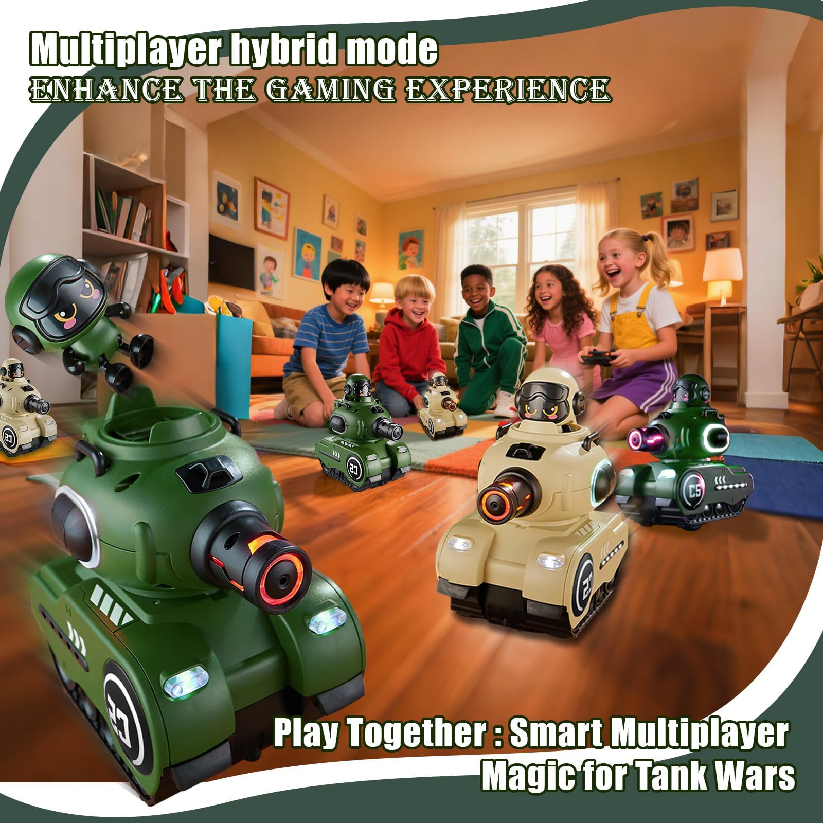 2 Piezas Control Remoto Combate Auto,2,4 GHz RC Batalla Vehículo -Citerna,360° Rotación Control Remoto Deriva Juguete,Catapulta Muñeca Tanks für 6+ Jahre Niños/Niñas (versión básica)
