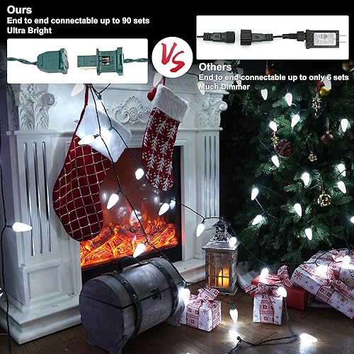 Miniatura 2 de Brizled - Luces de Navidad C9 para decoraciones navideñas al aire libre