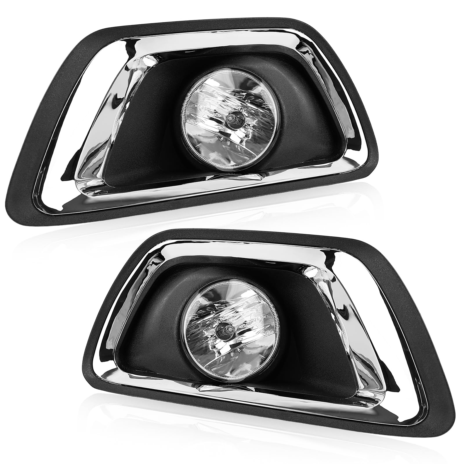 RP Remarkable Power, Fog Lights for 2015 2016 2017 2018 2019 2020 Colorado Driving Bumper Fog Lamps, Clear Lens with 12V-20W Bulbs Black& Chrome Bezel