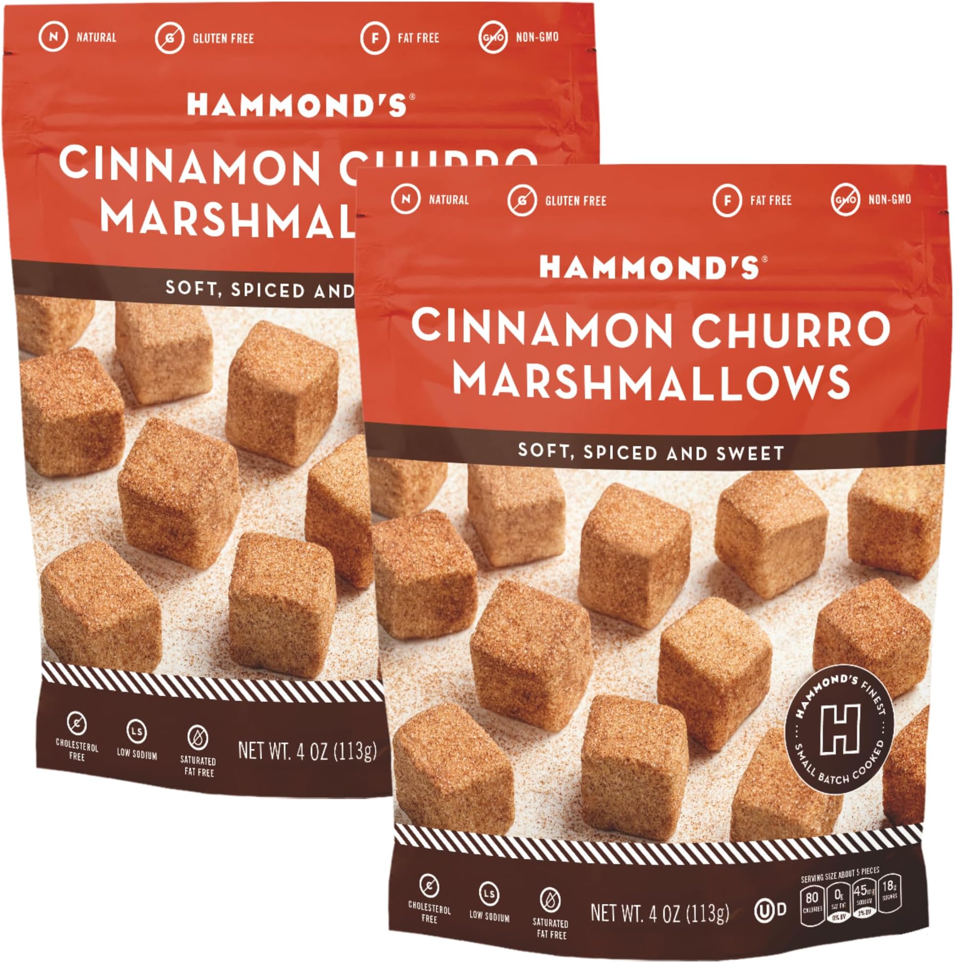 Marshmallow Bags (Pack of 2, Cinnamon Churro)