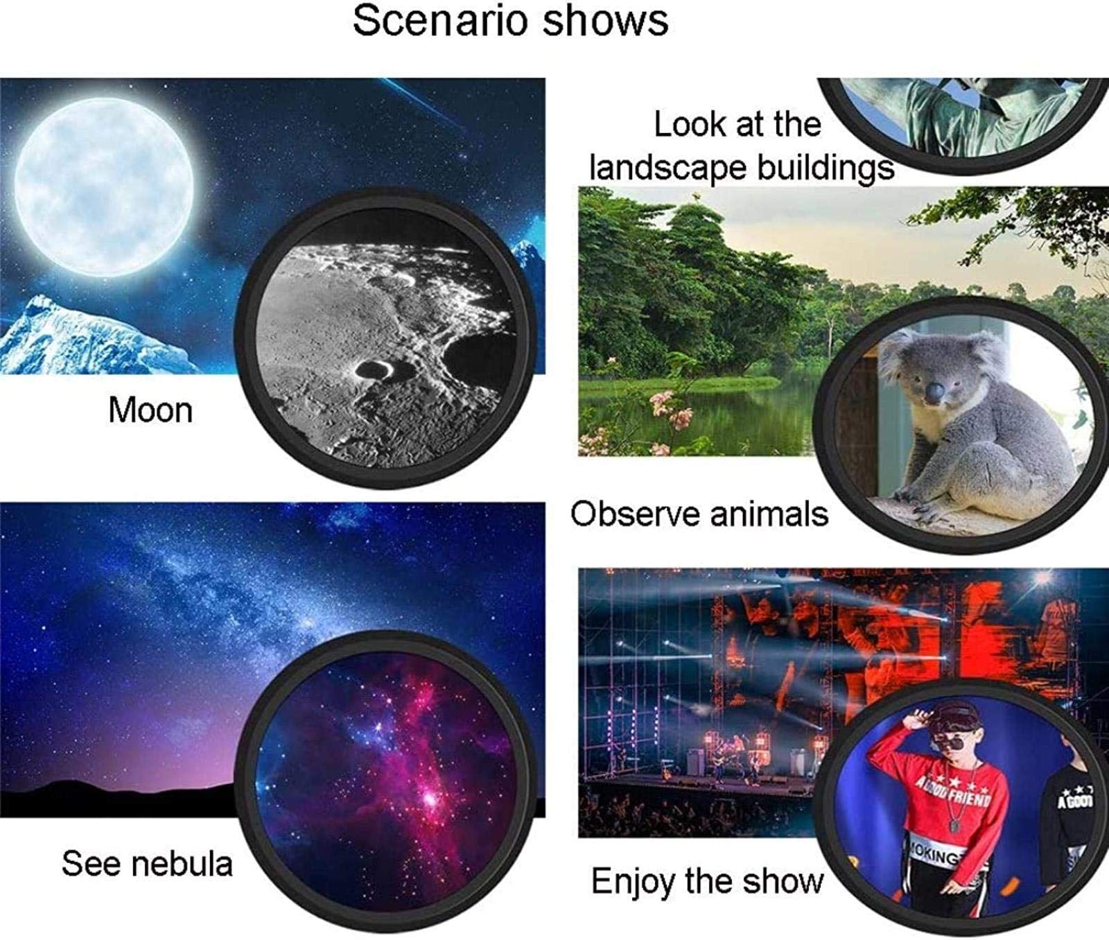 Teleskop dla początkujących dzieci, astronomiczny teleskop podróżny, teleskop refraktorowy 70 mm, świetny prezent astronomiczny dla dzieci do odkrywania przestrzeni księżycowej, pakiet 1, do użytku