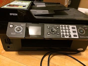 Epson WorkForce 500 All-in-One Printer (Black) (C11CA40201)