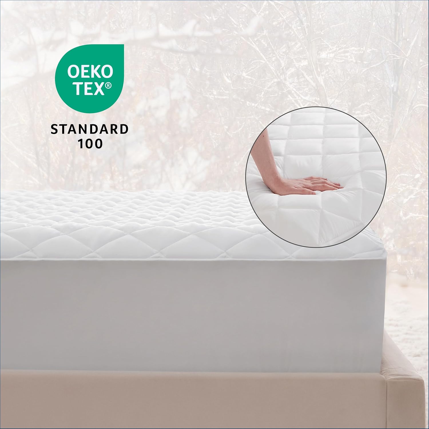 Bedsure Waterproof Mattress Pad Queen Size + Twin XL Mattress Pad