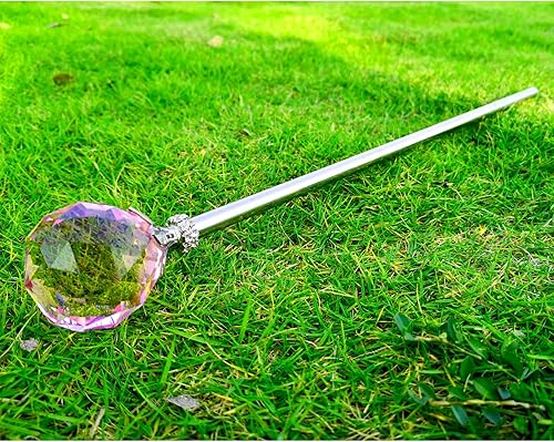 Miniatura 3 de Cetro de cristal rosa, regalos para el día de la mujer, varita de princesa de hada, varitas mágicas para niños, Rosado