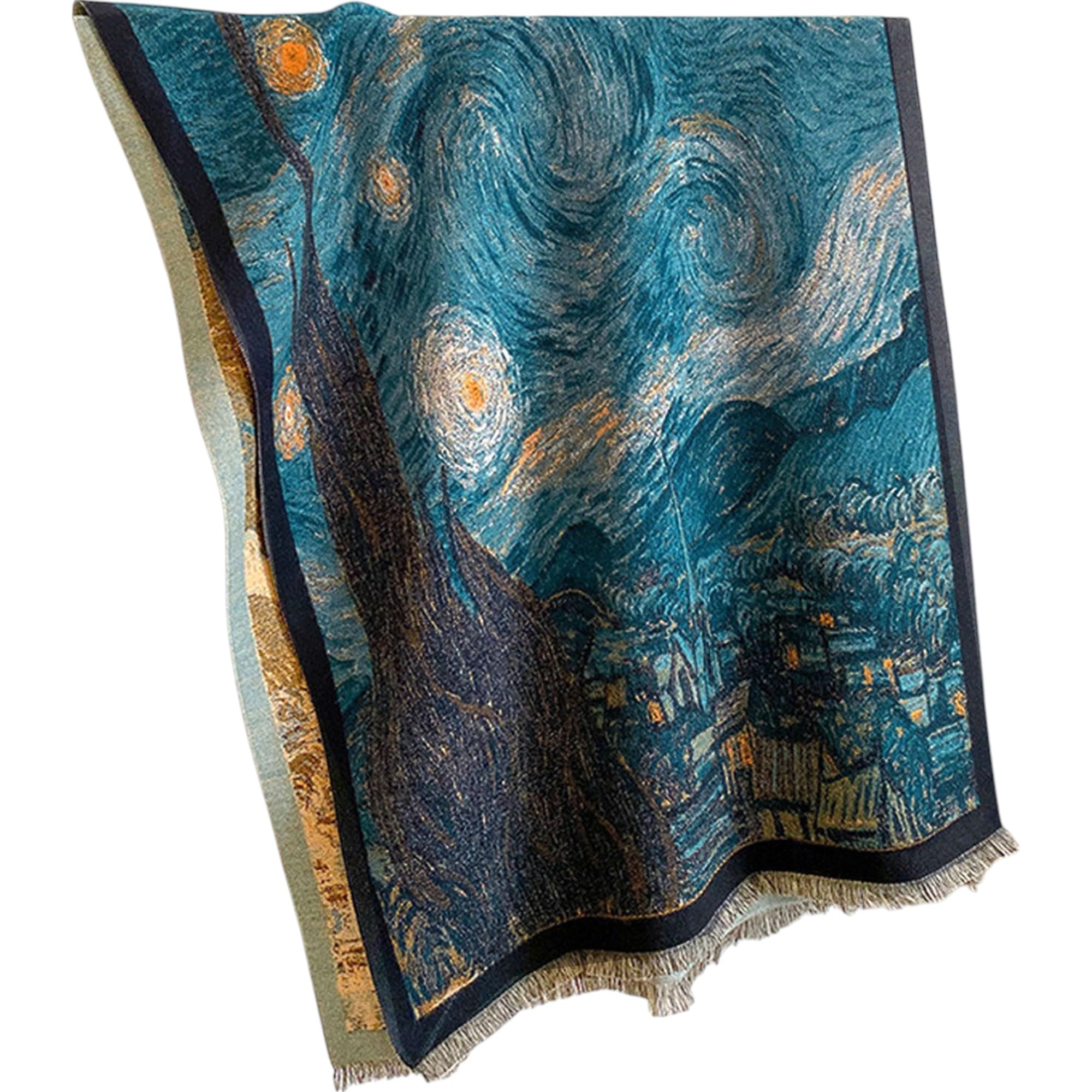 GFM® Cashmere Texture Pashmina Style Scarf Shawl for Autumn Winter (FRLSHL-AA)