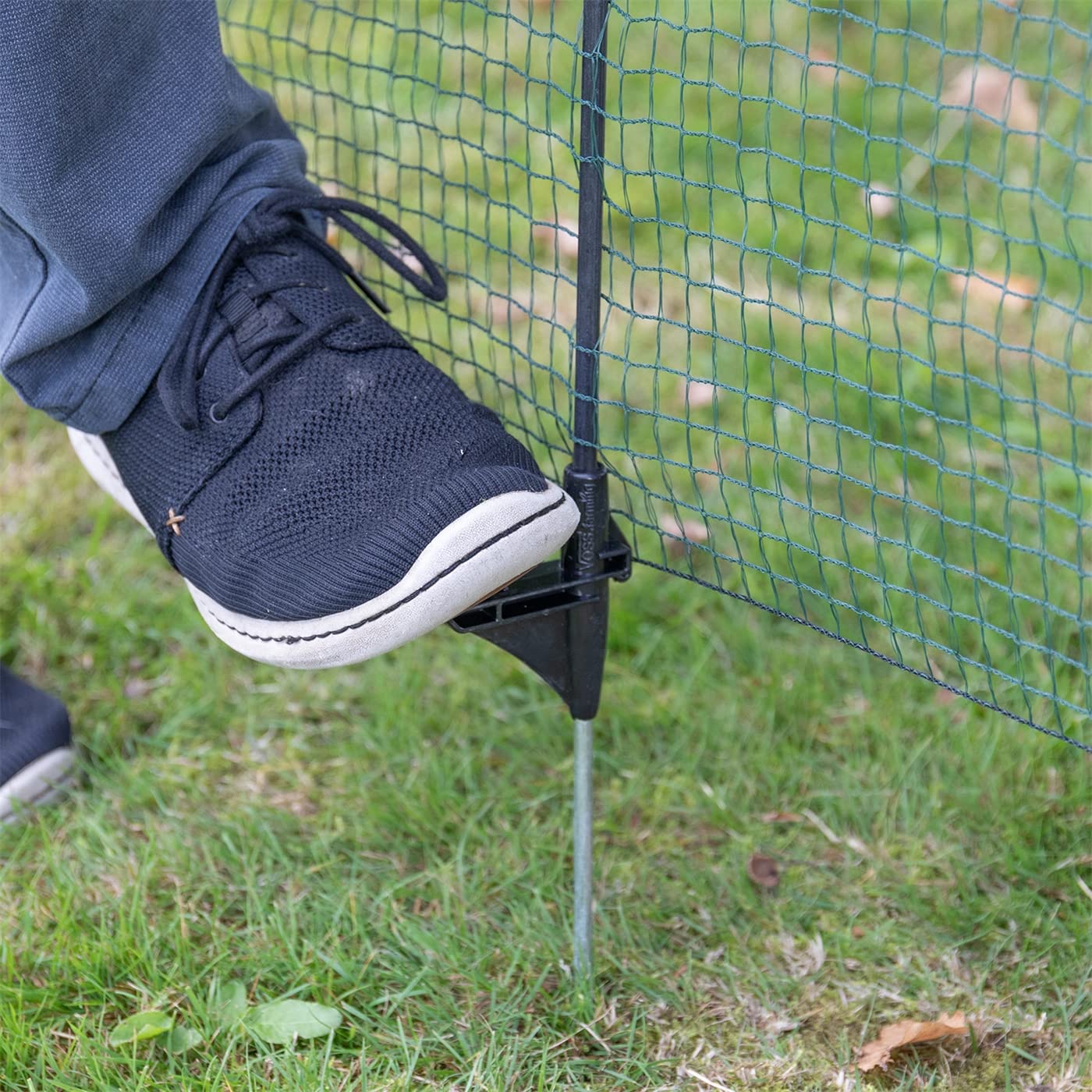 VOSS.farming Begrenzungszaun Classic 15m 90cm Kleintiernetz grün mobiler Zaun