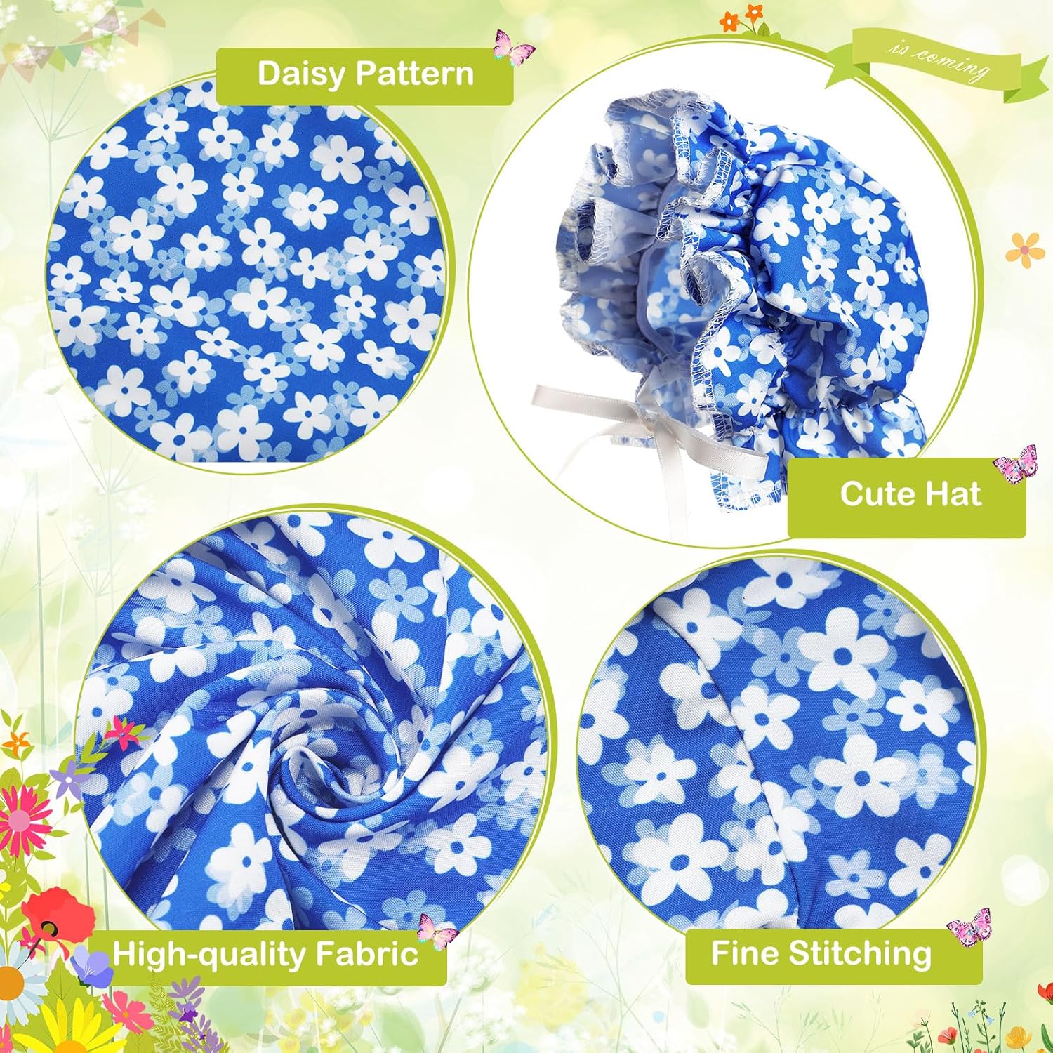 Spring Porch Goose Outfit for 17" Daisy Lawn Goose Costume Clothes for Outdoor Patio Yard Lawn Art Decoration - Image 3