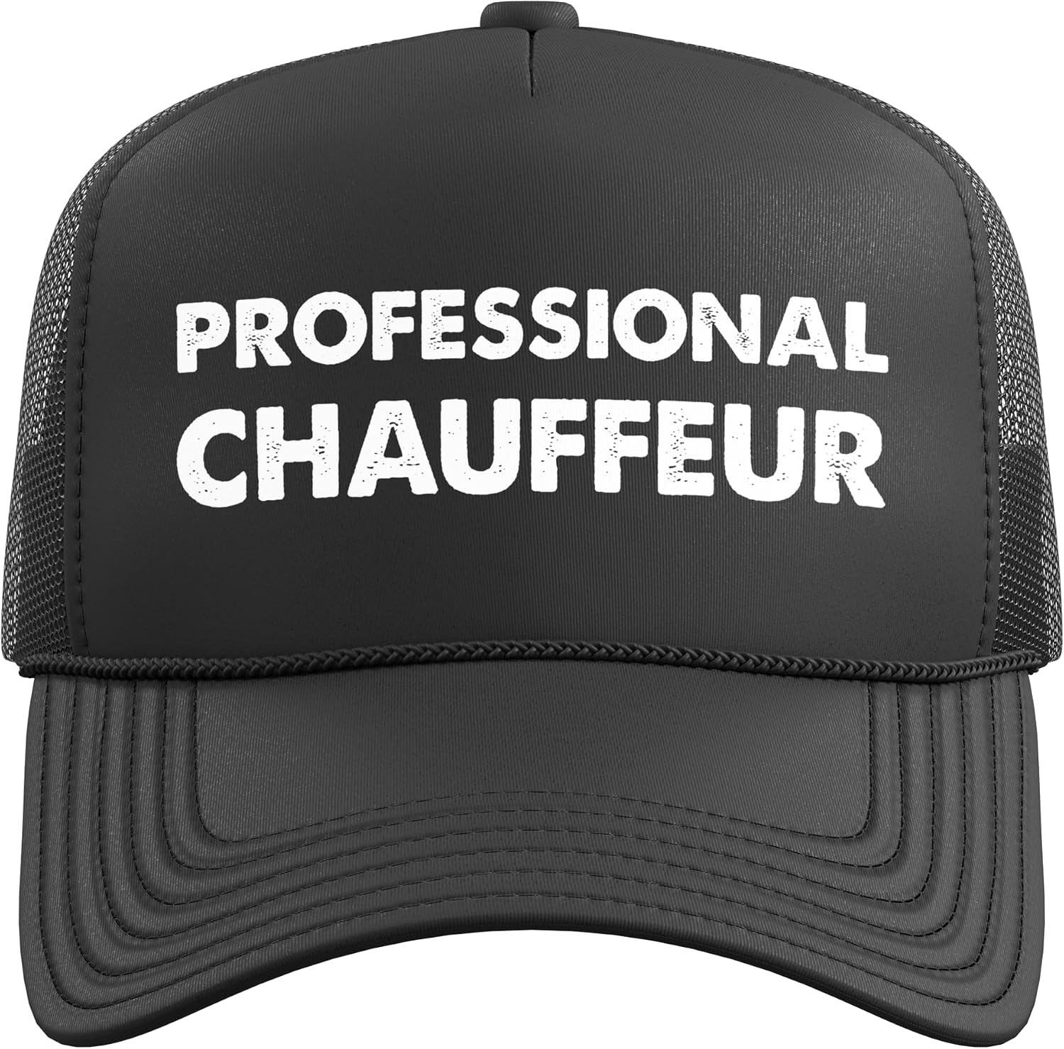 Chauffeur Hat Professional Chauffeur Trucker Hat with Adjustable Mesh Back image 2