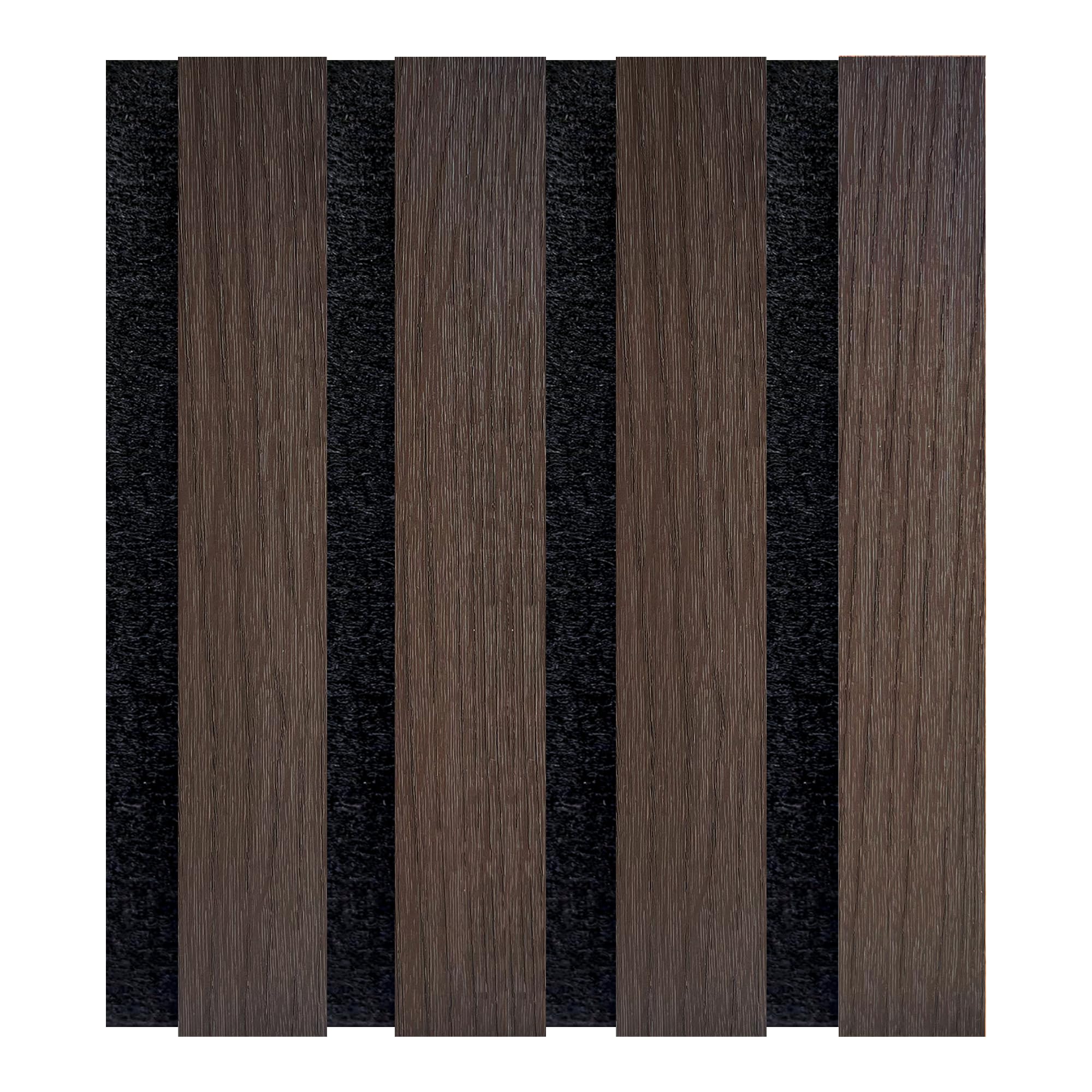 Decoranddecor Smoked Oak Acoustic Slat Wood Wall Panels And Ceiling Panelling Decorative 3D Mdf 16Cmx24cm