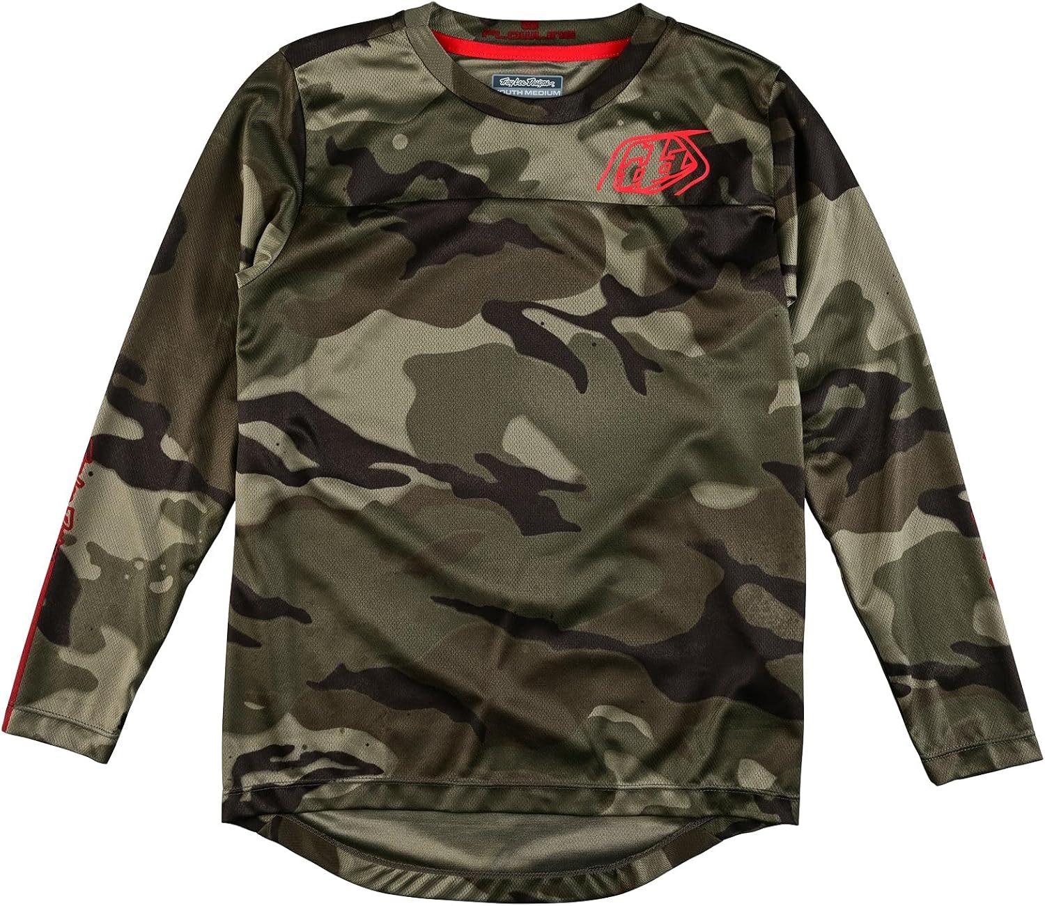 Troy Lee Designs Long Sleeve Flowline Youth Mountain Bike Jersey