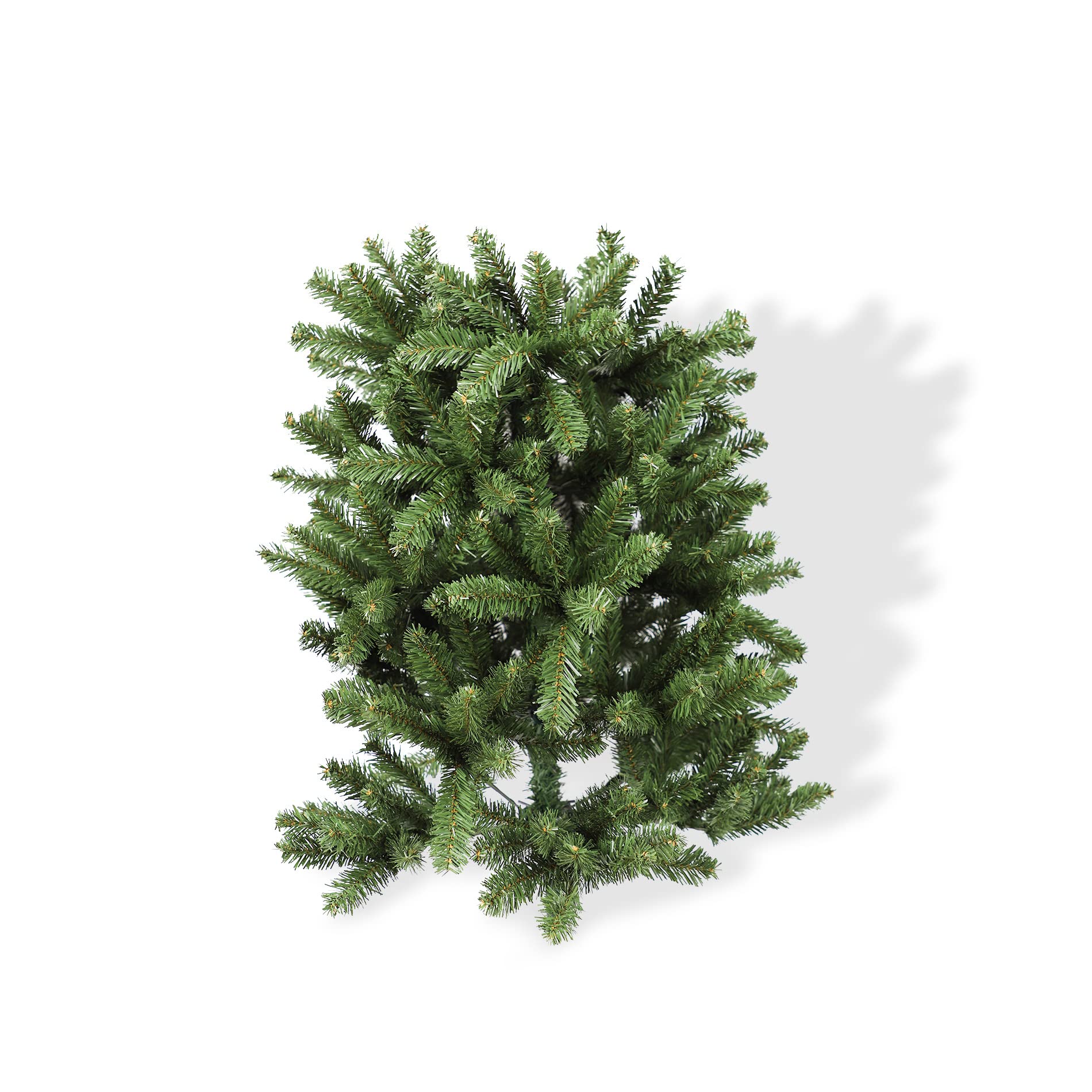 Rebecca Mobili Albero Finto Stretto, Alberi Di Natale Artificiali, Pvc Supporto Plastica Verde, 497 Rami, Addobbo Casa Bar Ristorante - Misure: 150 x 69 x 69 cm (HxLxP) - Art. RE6754