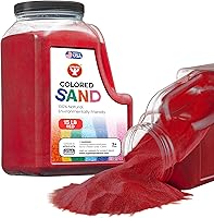 Vista 38 de Hygloss Products - Arena de juego de colores - Balde de arena de arte para manualidades de colores surtidos, naranja, 1 libra