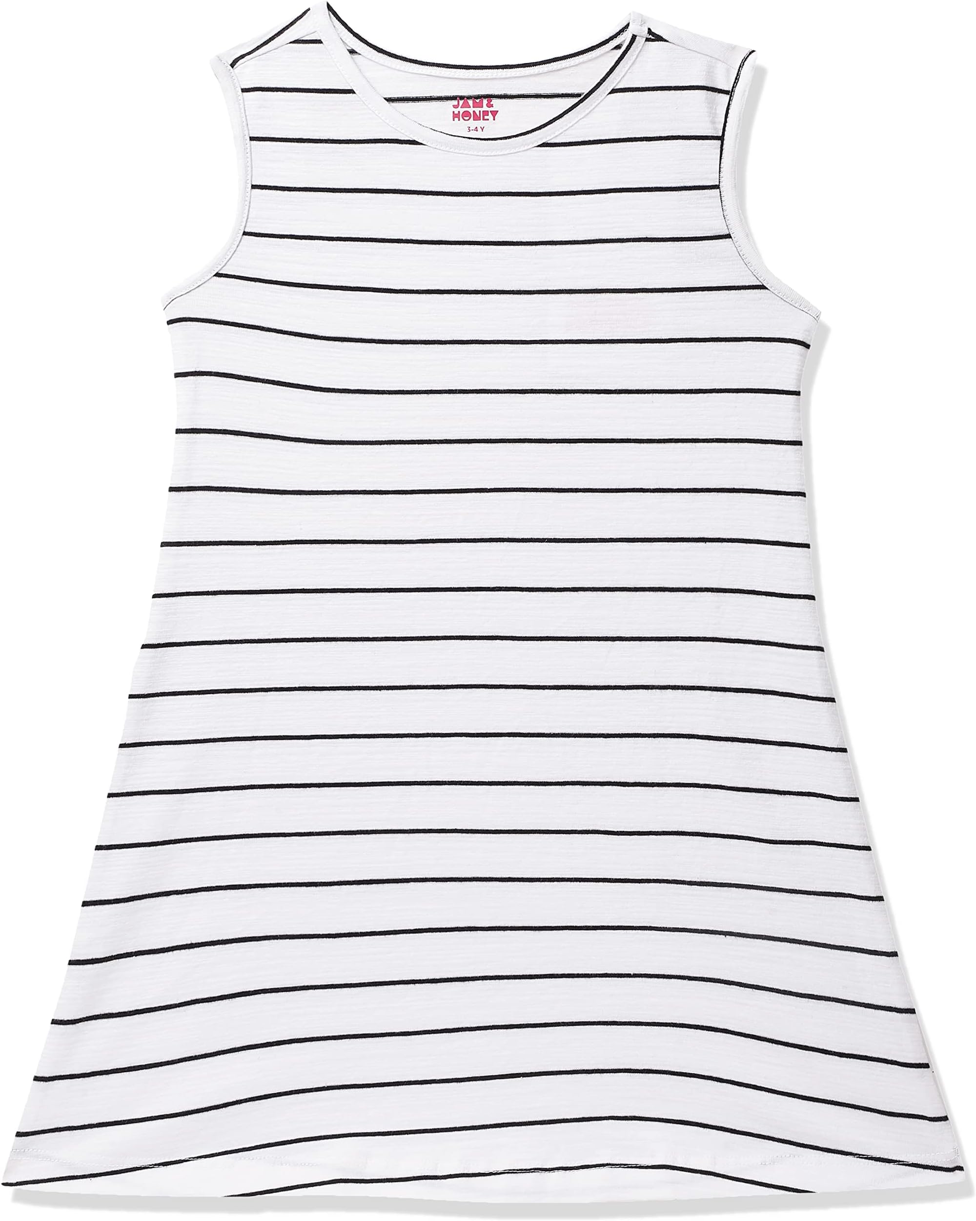 Amazon Brand - Jam & Honey Girl's Cotton Knee-Length Dress