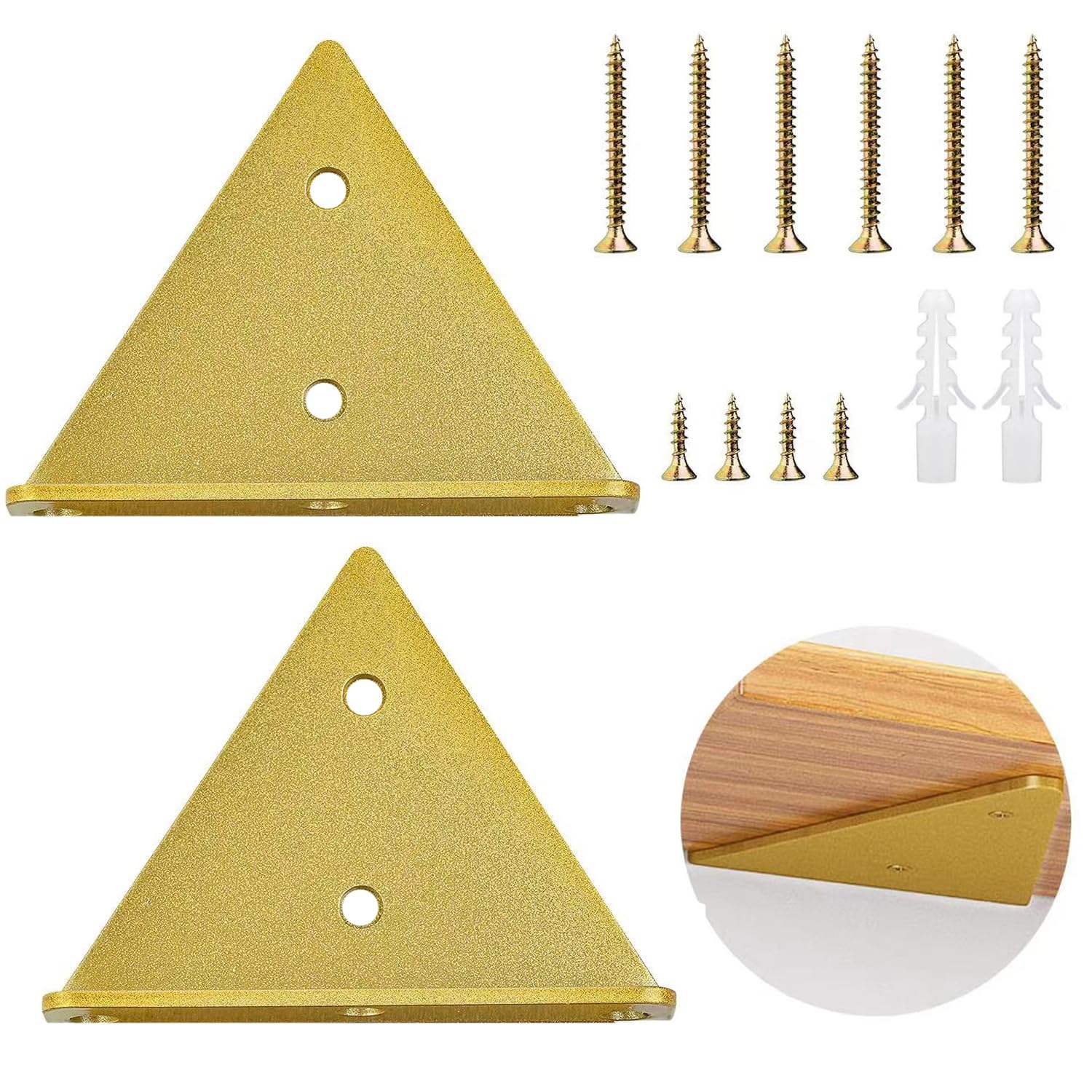 Gedotec Compact, verstelbare plankdrager, 2 stuks, plankdragers