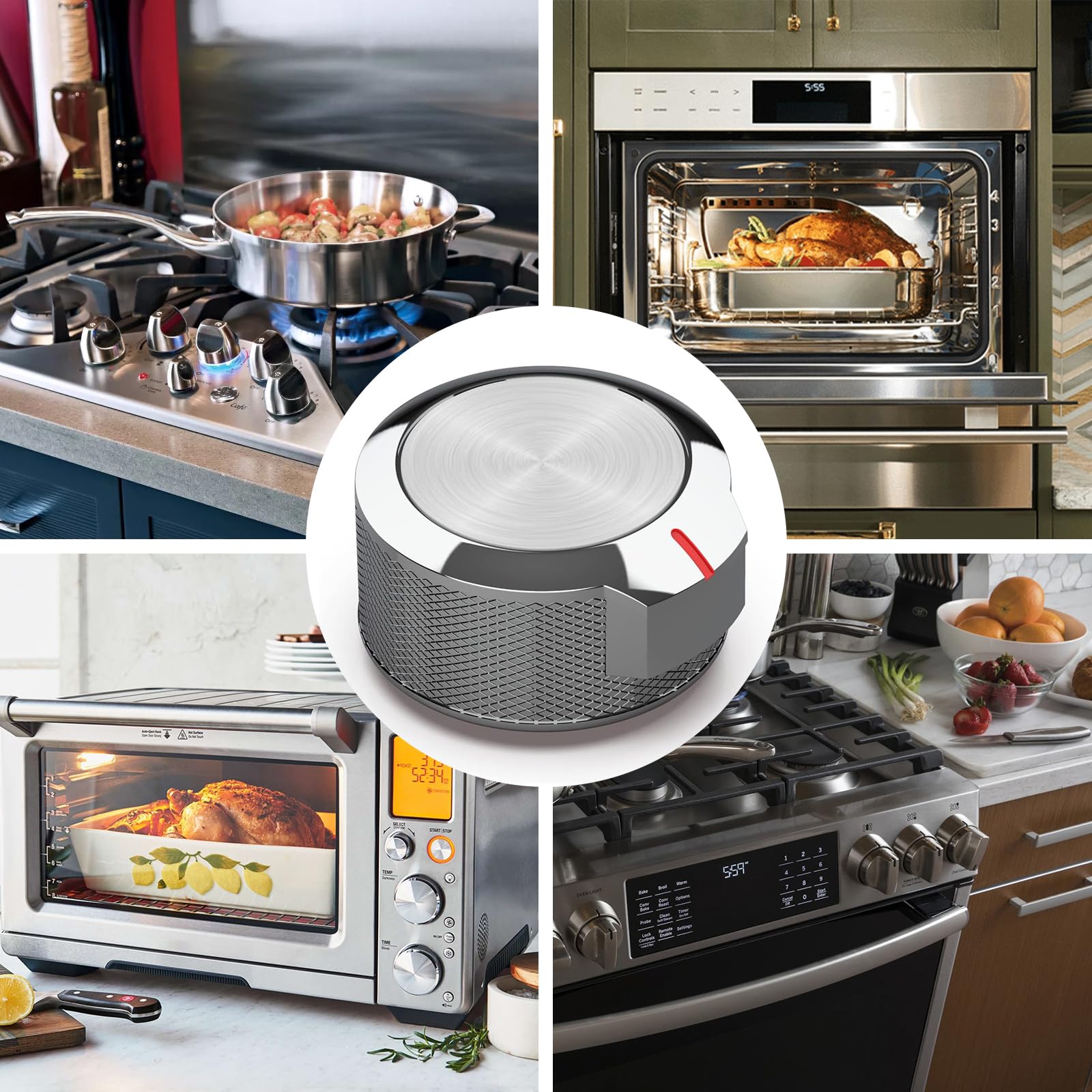 Mando de perilla de horno adecuado para W11156487 YKFED500EBS0 YKFED500EBS3 KFED500EWH05 KFED500EBS05 YKFED500EBS5