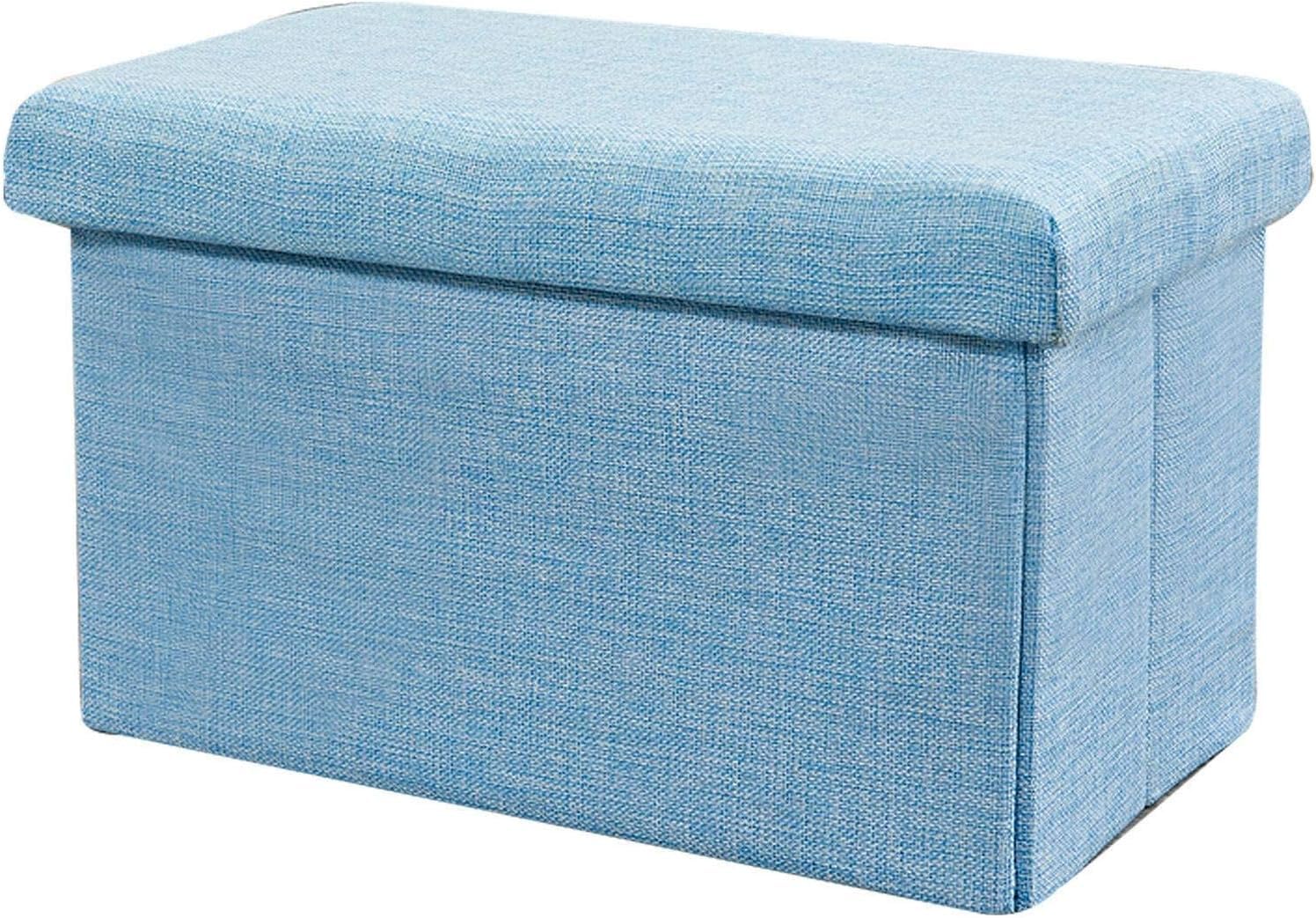 Boîte de rangement carrée pliante pour masquer le désordre du salon avec style