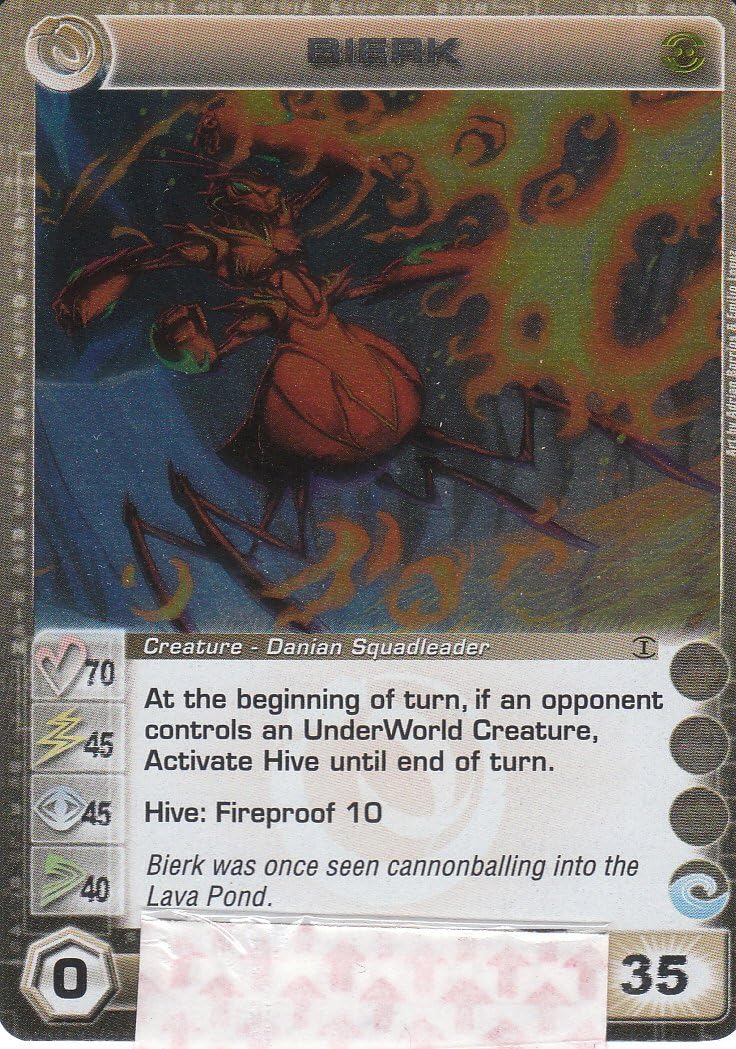 Chaotic TCG Zenith of the Hive 1st Edition Rare Card Bierk