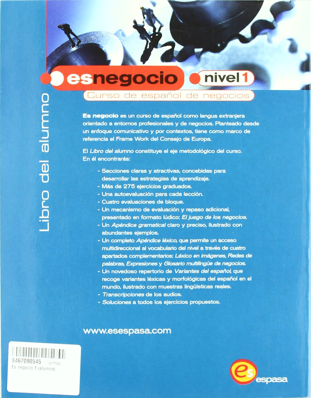 ES NEGOCIO 1 (L.ALUMNO) NOV ABRIL: Libro del alumno (SIN COLECCION)