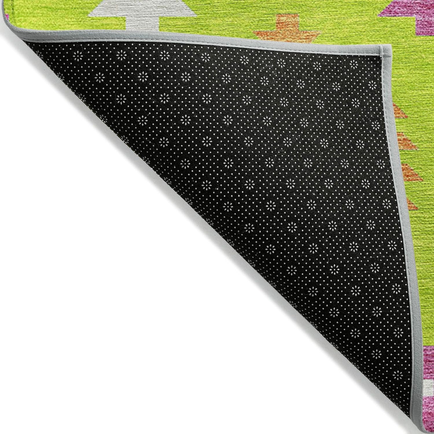 Addison Rugs Chantille ACN983 Lime 1'8" x 2'6" Indoor Outdoor Area Rug, Easy Clean, Machine Washable, Non Shedding, Bedroom, Entry, Living Room, Dining Room, Kitchen, Patio Rug