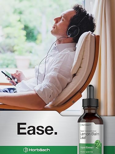 Miniatura 6 de Horbäach Tintura de bálsamo de limón | 2 onzas líquidas | Hoja de Melissa Officinalis | Extracto líquido vegetariano | Suplemento sin OMG, sin gluten