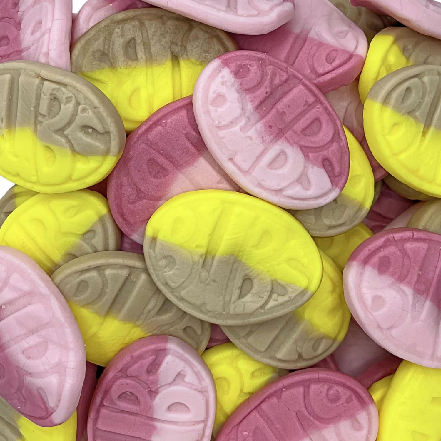 Bubs Pomegranate & Banana Mix – 2 lbs Bulk Swedish Candy | Vegan & Gelatin-Free Pick and Mix Sweets | Imported Scandinavian Gummies