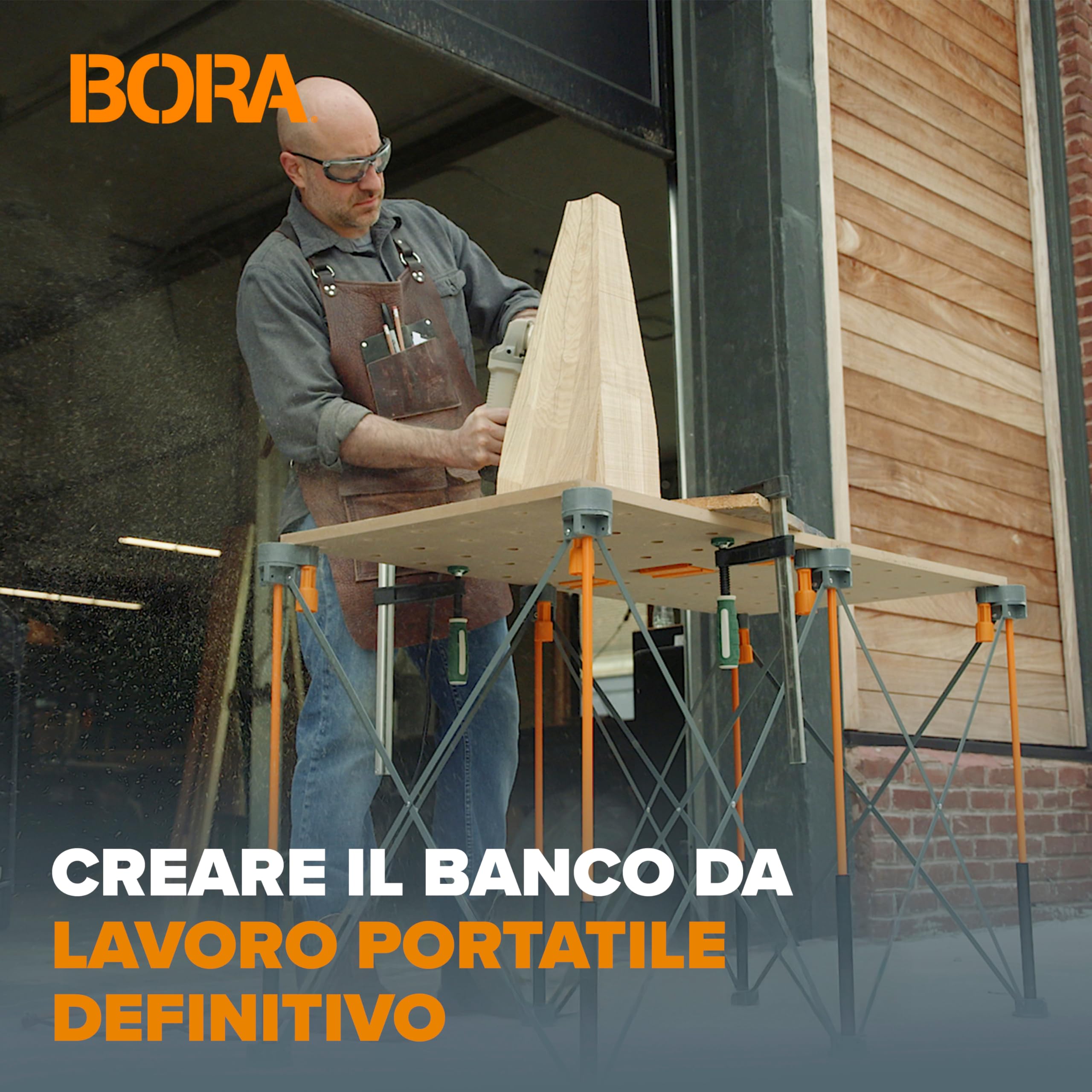 Bora Centipede CK22TM Piano da Lavoro Portatile 610x1200mm – Fori 20mm, 907kg, 6 Maniglie Rapide