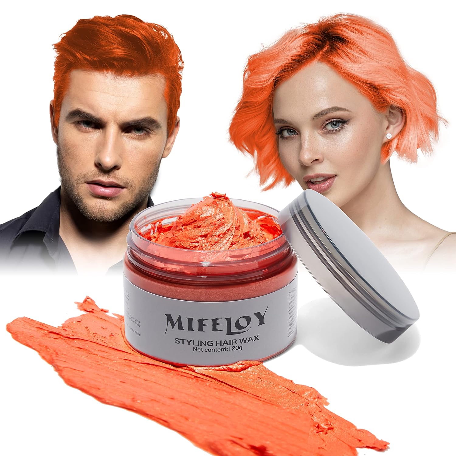 Amazon.com : Temporary Orange Hair Spray Color Wax 4.23 oz, Instant