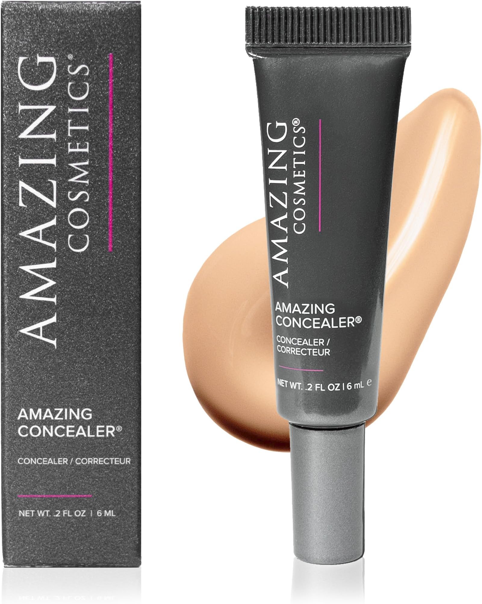 AMAZING COSMETICS Concealer, Medium Beige, 0.2 fl. oz.