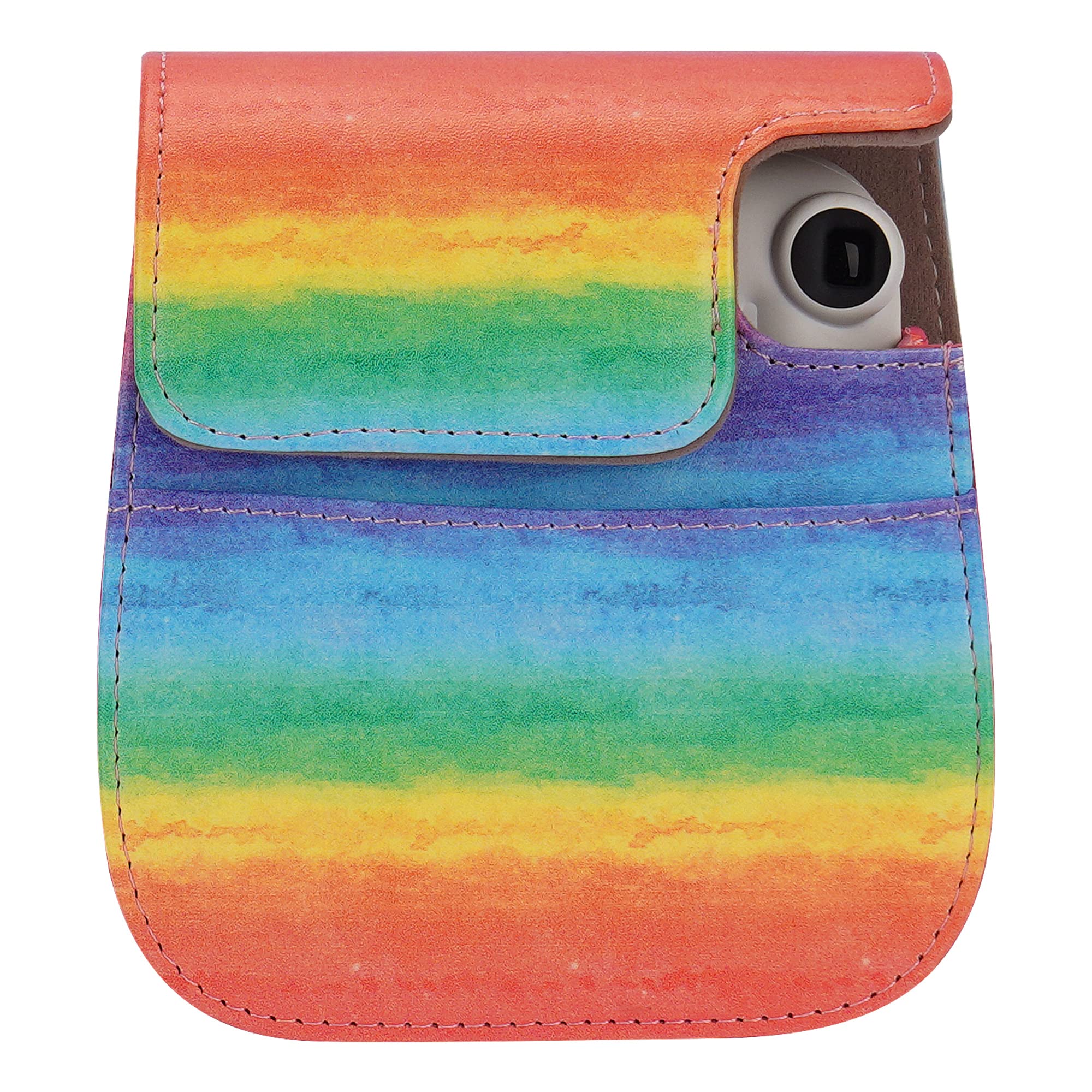 Étui De Protection Pour Fujifilm Instax Mini 11/9/8 - Paillettes - Avec Bandoulière Et Poche Accessoires