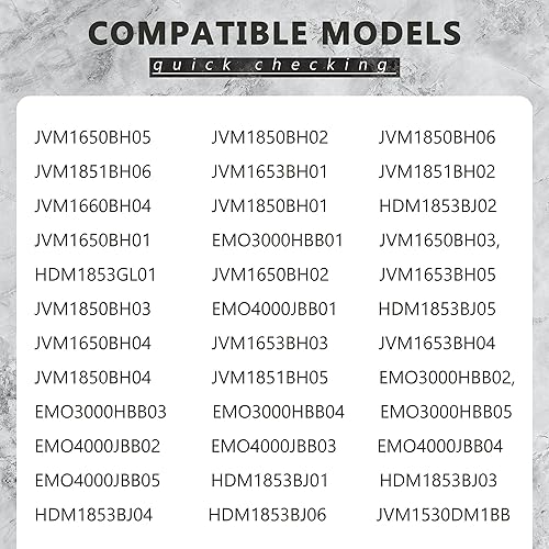 Miniatura 4 de WB15X10144 - Manija de puerta para microondas, color negro, compatible con microondas GE, sustituye a AP3792823, 1085689, AH952973, piezas de