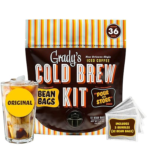 GRADY’S COLD BREW, New Orleans Style, 100% Arabica Ground Coffee