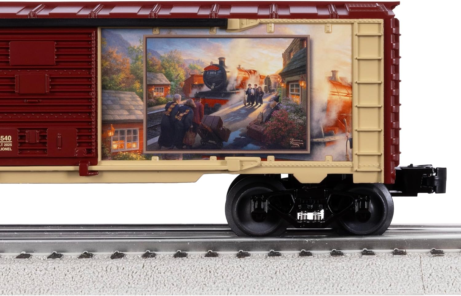 Lionel Thomas Kinkade Studio Harry Potter Hogwarts Express O Gauge Model Train Boxcar