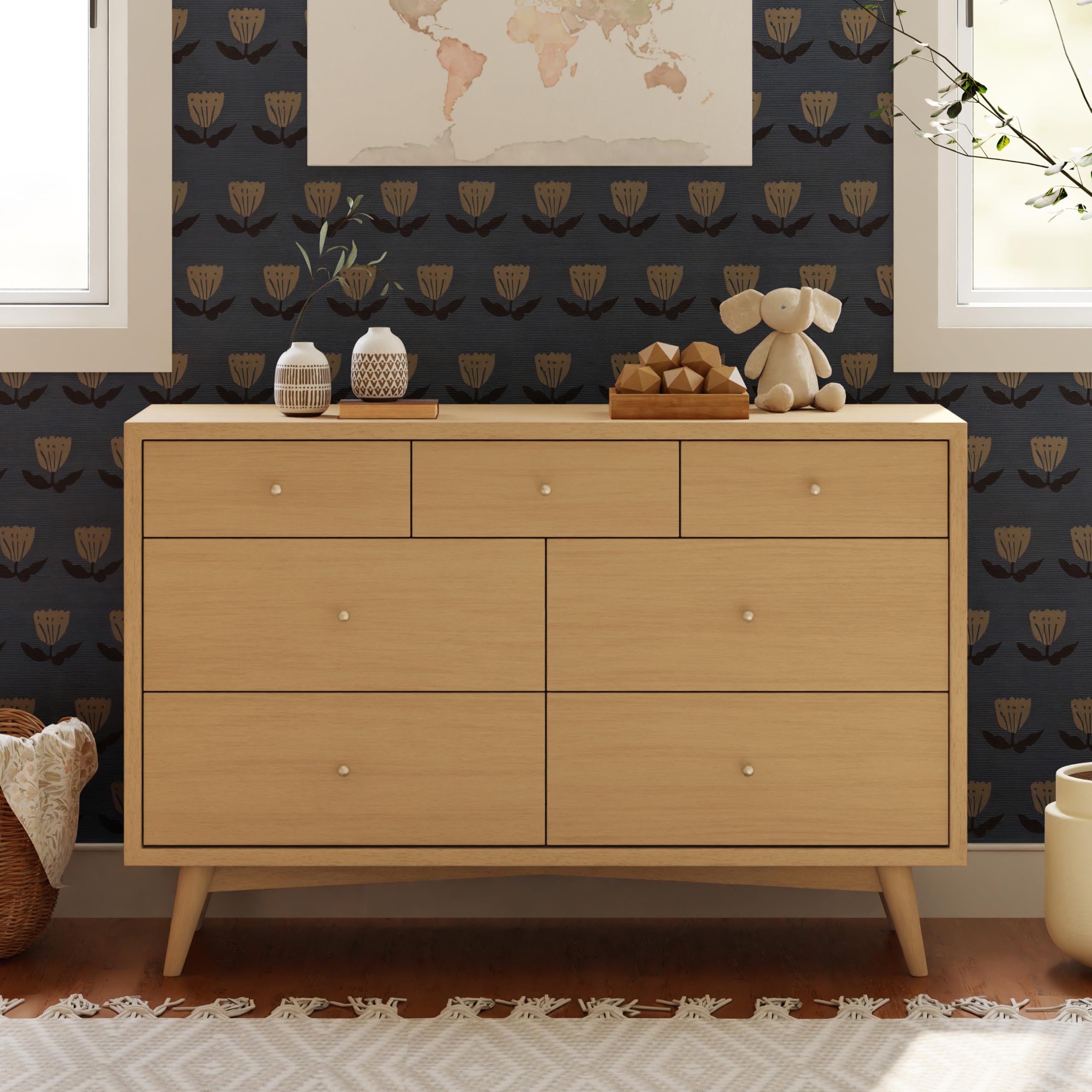Amazon.com: Babyletto Palma 7-Drawer Baby Dresser, GREENGUARD Gold