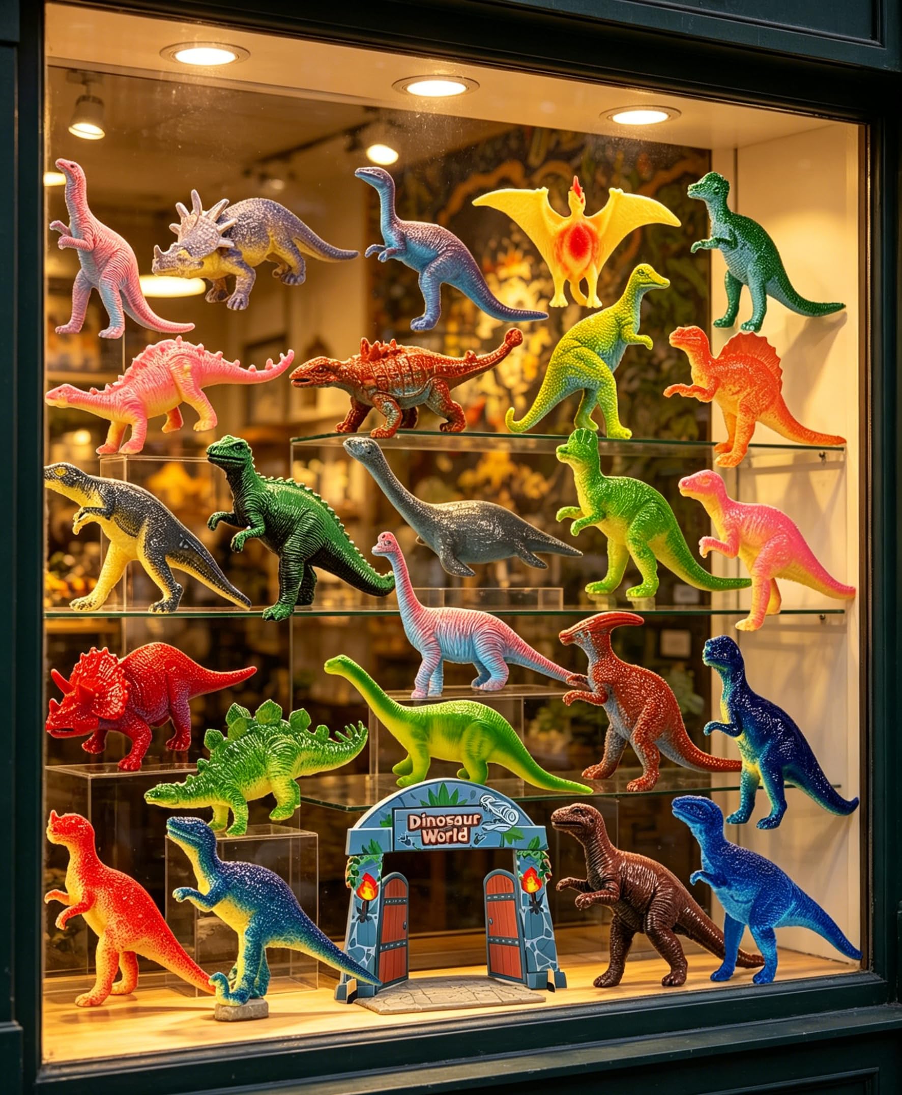 iZoeL Calendario Avvento Dinosauri Calendario Avvento 2026 Regalo Natale Dinosauro Modello, Regali di Natale per Dinosauri/Soprammobili Appassionati Collezionisti