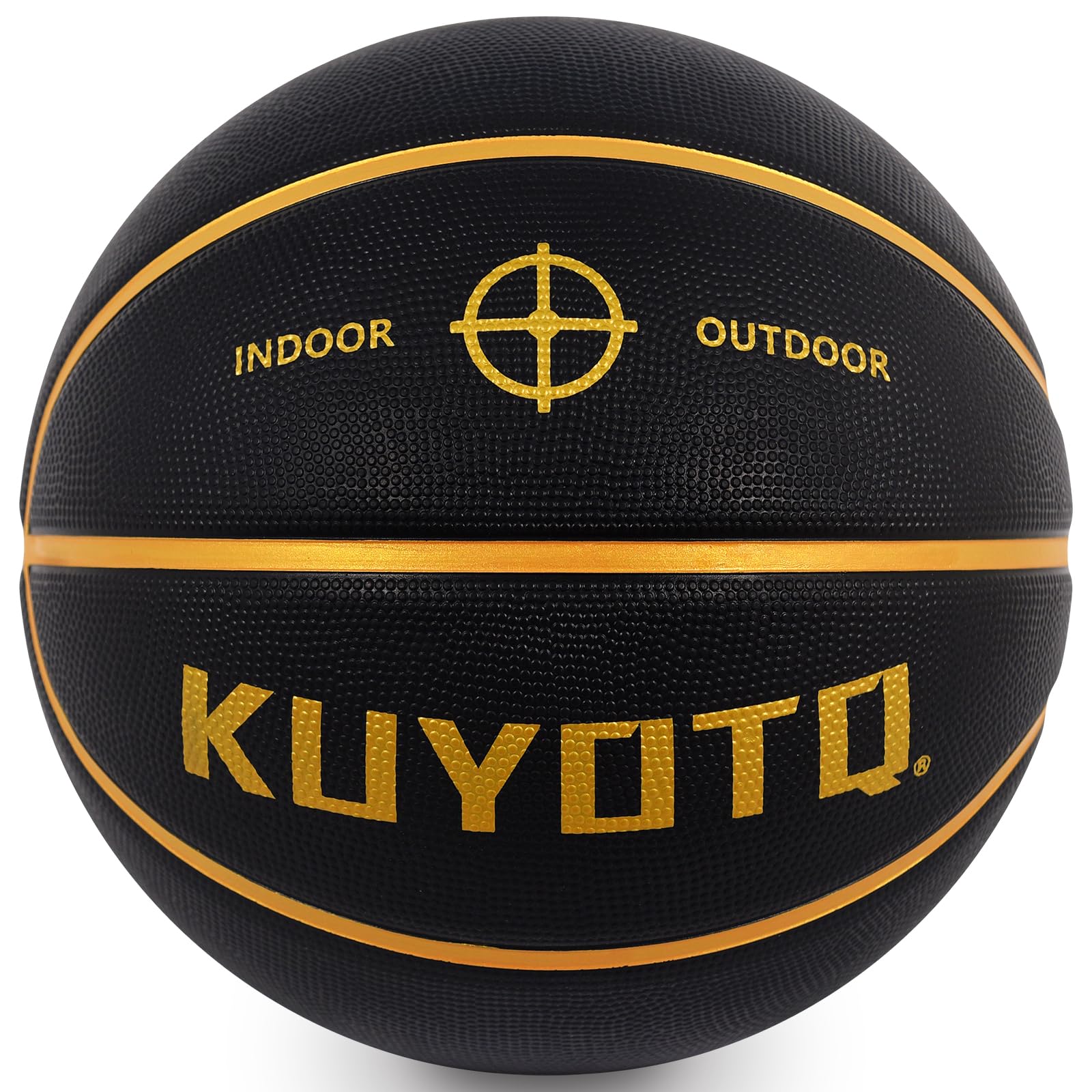 KUYOTQ Kids Youth Adult Size 3/4/5/6/7 (22/25.5/27.5/28.5/29.5") Basketball Premium Rubber or Faux Leather Basketball Indoor Outdoor Basketball for