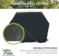 Vista 6 de Patio Companion Essential - Funda para parrilla de gas de 68 pulgadas, resistente a la intemperie, cubierta de parrilla de gas para Weber, Broil