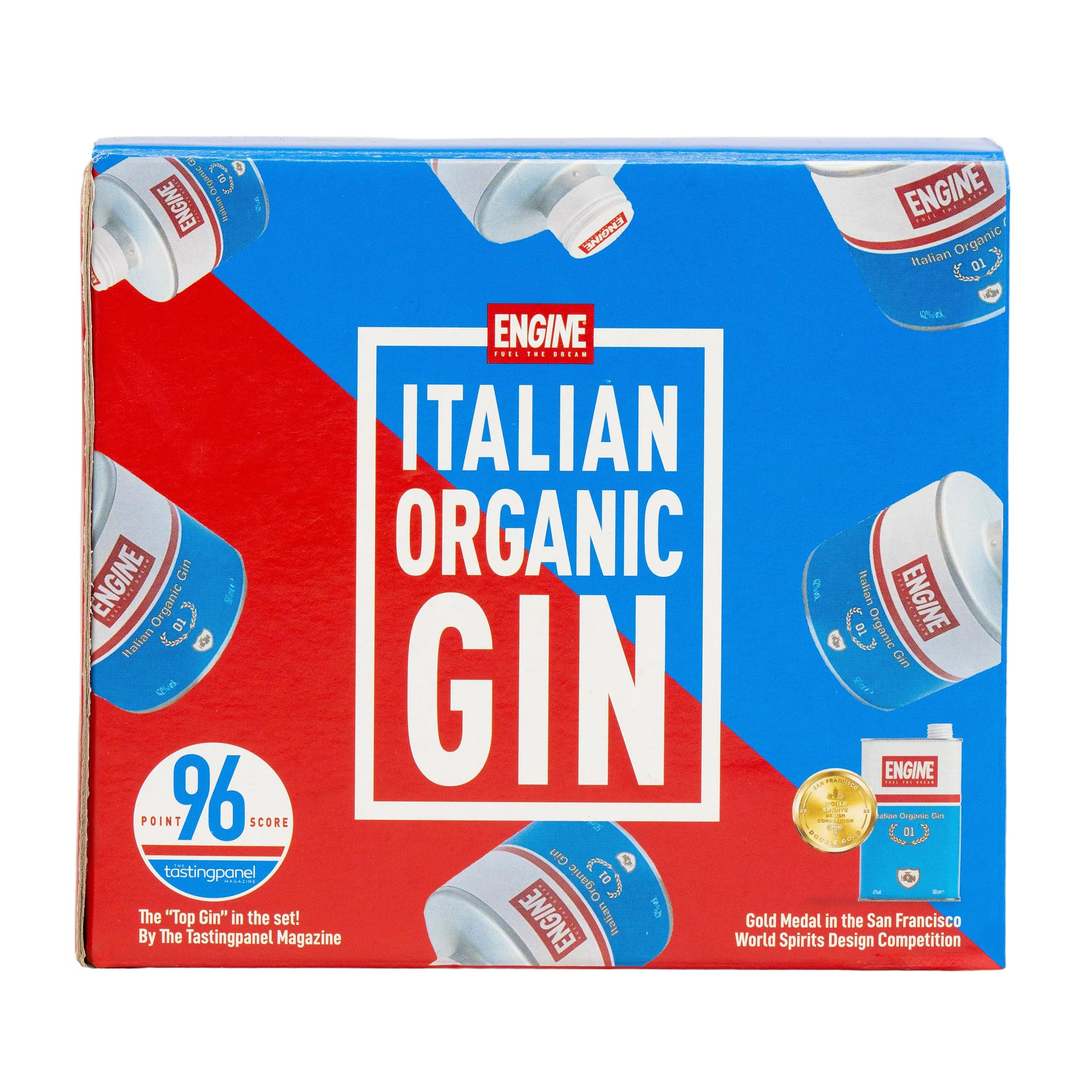 Engine - Pure Organic Gin 5cl x 12 Miniatures 42% vol(12 x 5cl)