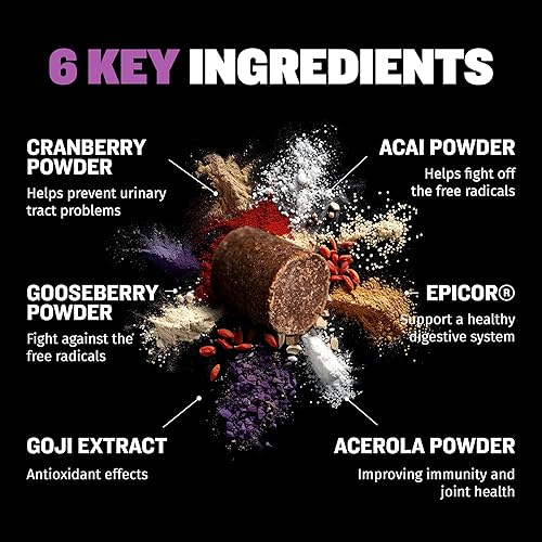 Miniatura 2 de Bully Max Masticables antienvejecimiento 2 en 1 para mayor longevidad y energía, suplemento para perros mayores para mejorar la vitalidad y la salud