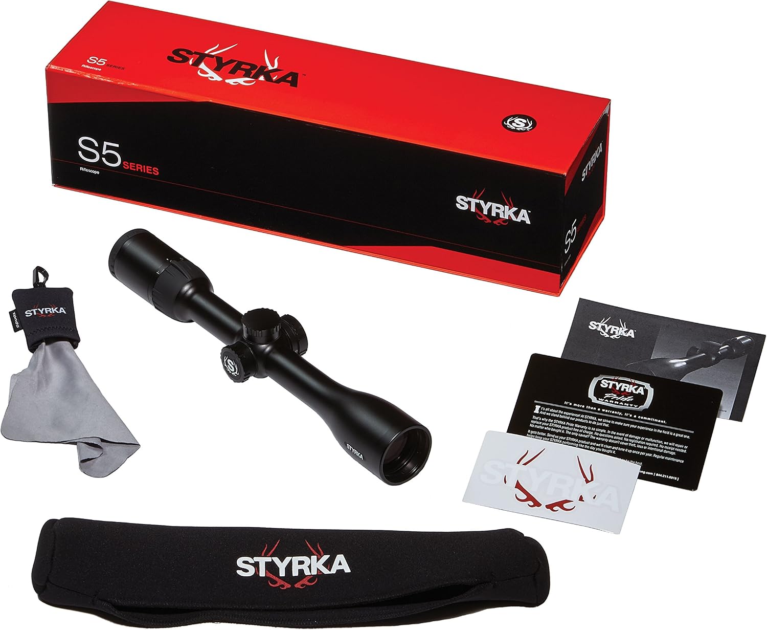 Styrka S5 Series 3-9x40 BDC Riflescope, Black, ST-93032-Aircraft Grade Aluminum 1" Tube, Waterproof, Fully Multi-Coated Optics for Max Brightness, Optimal Color-Hunting Rifle Scope - Styrka Strong