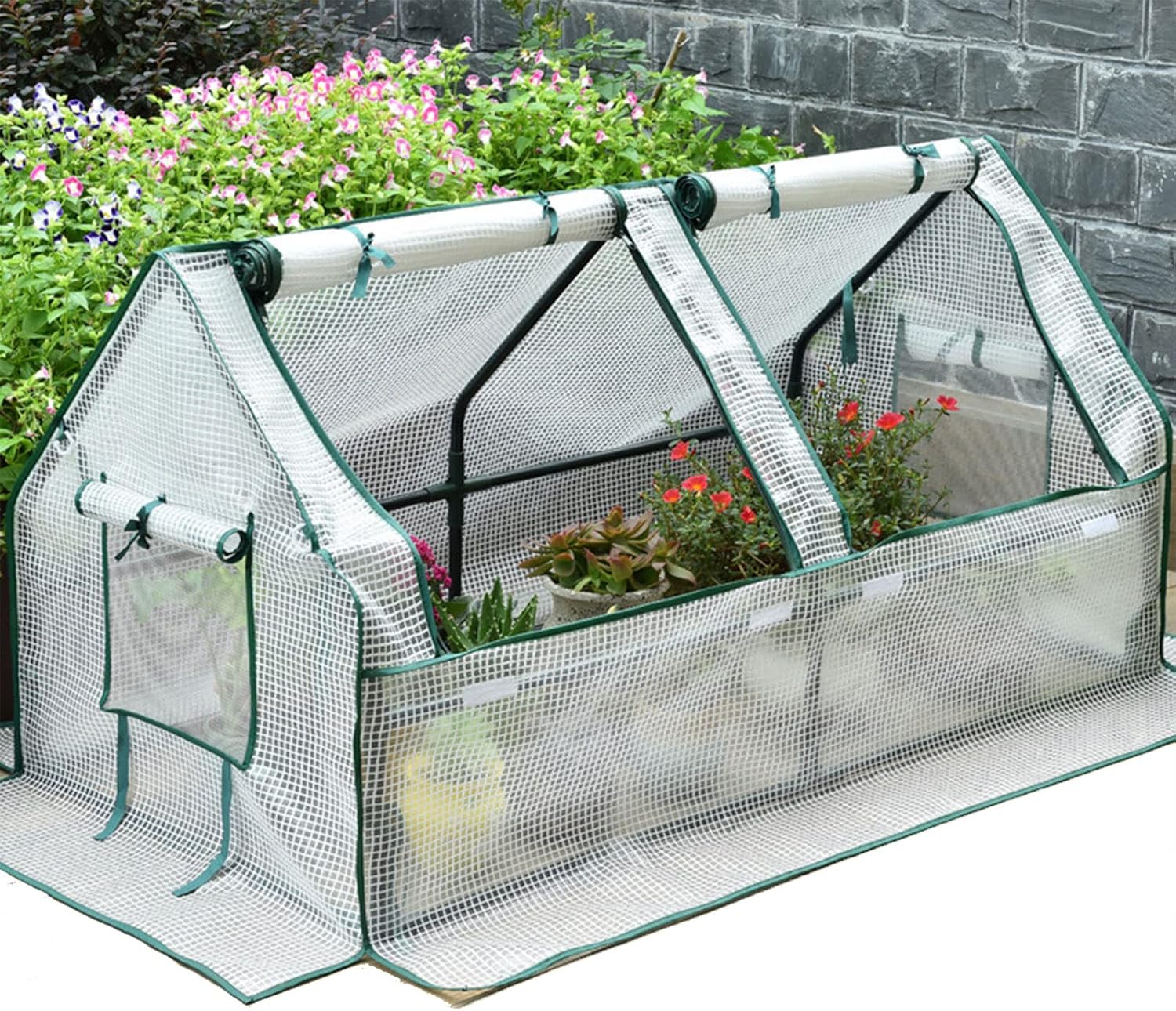 Warm Shed Flower House Heat Preservation Shed Plant Awning Greenhouse Flower House Greenhouse Suitable for Home Use