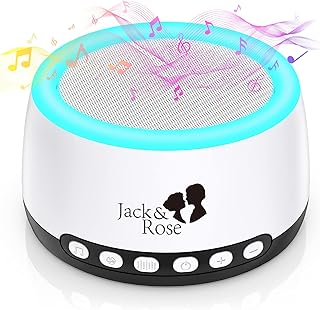 White Noise Machine for Sleeping Baby Kids, Thunderstorm Water 21 High Fidelity Soothing Sounds, Portable Sound Machine wi...