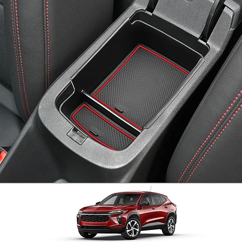 Miniatura 1 de CDEFG Bandeja organizadora de consola central Trax 2024 para Chevy Trax 2024Buick Encore GX 2024, organizador de consola central, bandeja de