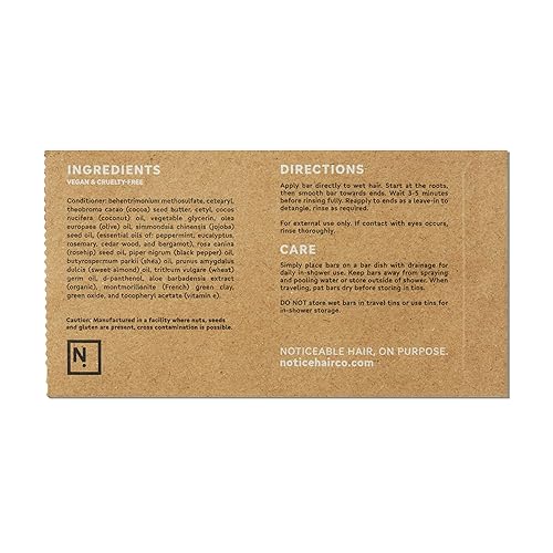 Miniatura 6 de NOT!CE Hair Co. The Stimulator Conditioner Bar - engrosamiento | cabello graso y fino