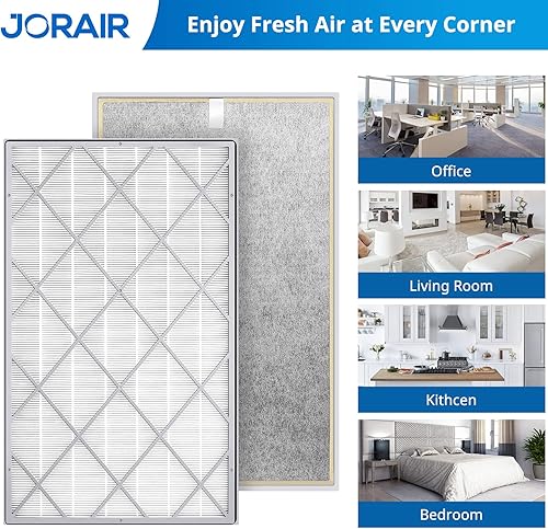 Miniatura 2 de Filtro HE601 para filtro de repuesto Shark 6, compatible con Shark 6-Fan HE601 HE602, comparado con la pieza # HE6FKPET, HE6FKBAS, HE6FKPRO, 1