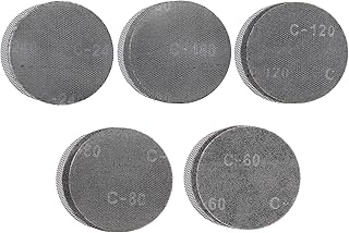 Mesh Sanding Disc, 10PCS 7 inch Hook & Loop Abrasive Sandpaper, 5 Grades Include 60, 80, 120, 180, 240 Assorted Dust Free Sand Paper, Anti-Blocking Long-Lasting Net Circular Sandpaper (10)