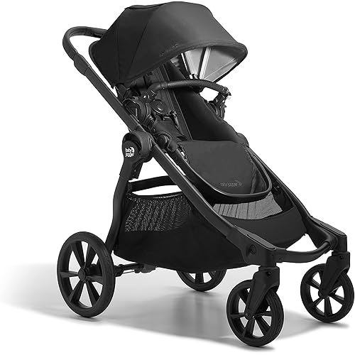 Baby Jogger City Select 2 Single-to-Double Modular Stroller Eco Collection Lunar Black